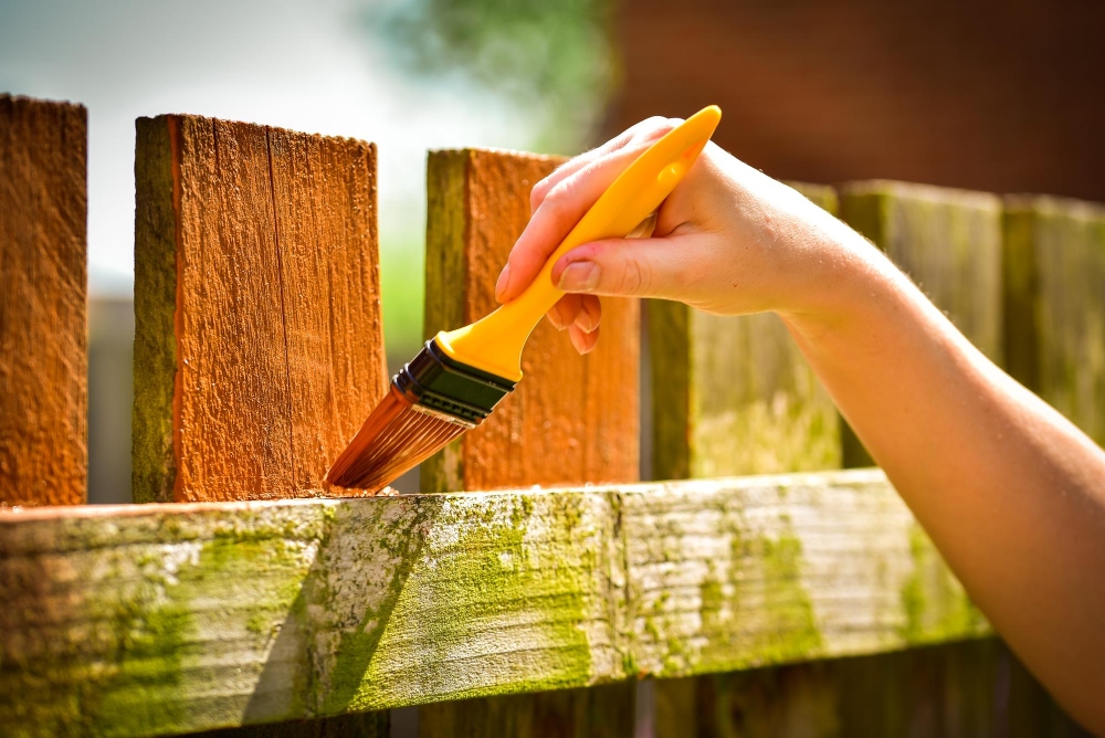 fence painting